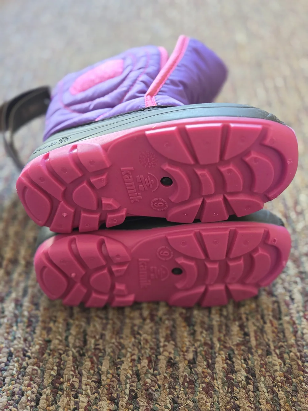 Kamik Purple & Pink Kids Snow Boots
